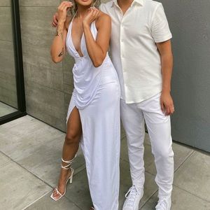 Superdown Slit Dress